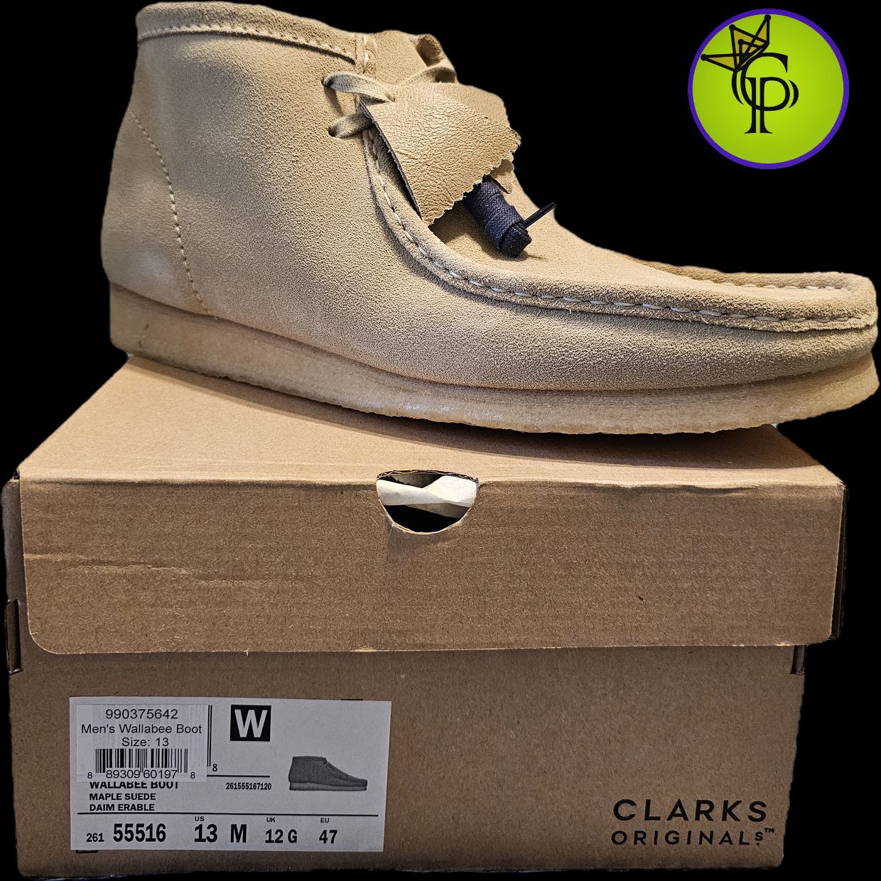 Clarks Men's Originals Wallabee Boots 26155516 Maple Suede
Size 13