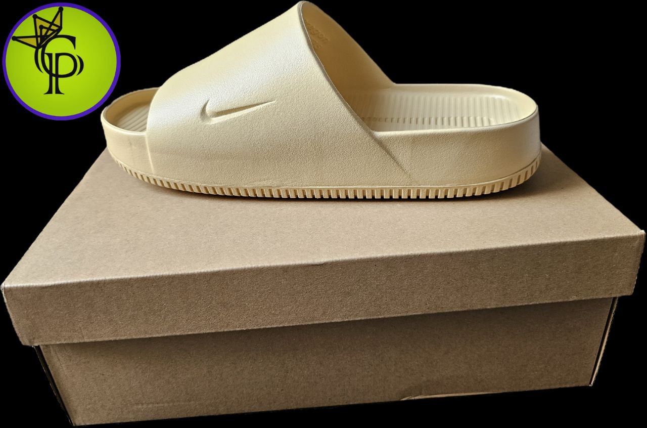 Nike Men's Calm Slide Sandals LV5 Sesame/Sesame FD4116-200 
Size US:13